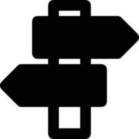 signpost direction icon symbol vector image. Illustration of the arrow information signboard guide destination design image. EPS 10