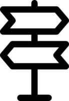 signpost direction icon symbol vector image. Illustration of the arrow information signboard guide destination design image. EPS 10