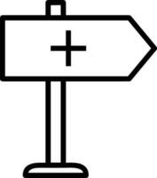 signpost direction icon symbol vector image. Illustration of the arrow information signboard guide destination design image. EPS 10