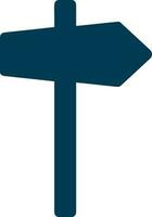signpost direction icon symbol vector image. Illustration of the arrow information signboard guide destination design image. EPS 10