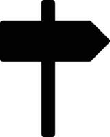 signpost direction icon symbol vector image. Illustration of the arrow information signboard guide destination design image. EPS 10