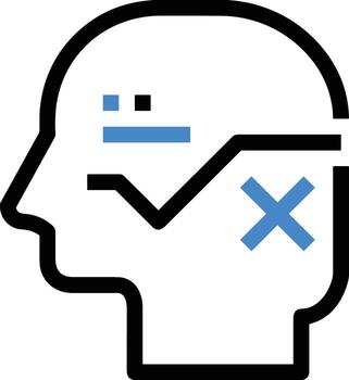 Brain idea symbol icon vector image. Illustration of the creative intelligence think design image