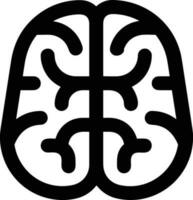 Brain idea symbol icon vector image. Illustration of the creative intelligence think design image