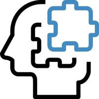 Brain idea symbol icon vector image. Illustration of the creative intelligence think design image