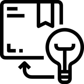 Brain idea symbol icon vector image. Illustration of the creative intelligence think design image