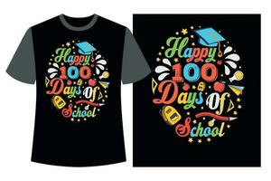 HAPPY 100 DAYS OF SCHOOL vector