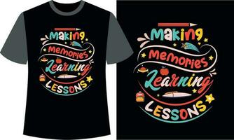 Making Memories, Learning Lessons vector