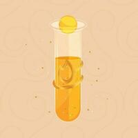 Isolated colored magical flask potion Vector