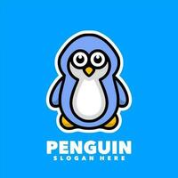 pingüino dibujos animados diseño vector