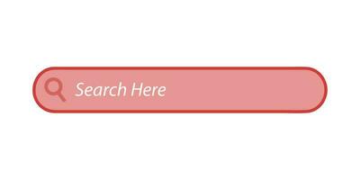 PrSearch Bar for UI, design, and website. Search Address and navigation bar icon. Templates for websites and Applications vector