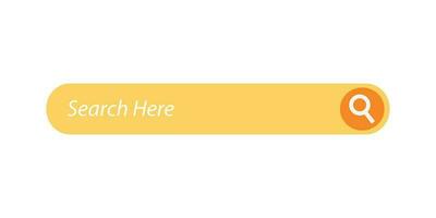 PrSearch Bar for UI, design, and website. Search Address and navigation bar icon. Templates for websites and Applications vector