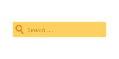 PrSearch Bar for UI, design, and website. Search Address and navigation bar icon. Templates for websites and Applications vector