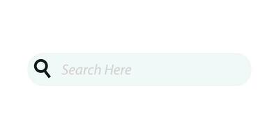 investigación bar para ui, diseño, y sitio web. buscar habla a y navegación bar icono. plantillas para sitios web y aplicaciones vector