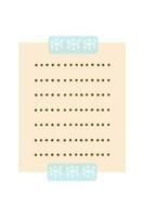 Cartoon task planners, cute paper sticky notes, banners, to do list or memo message notepads paper sheets. Blank schedule. Bookmarks. Colorful notepaper for kids, school or office. vector