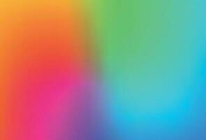 Smooth and blurry colorful gradient mesh background. Modern bright rainbow colors. Easy editable soft colored vector banner template