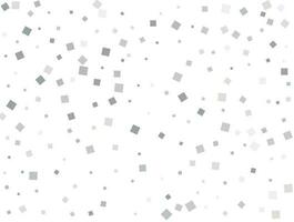 Gender neutral silver square confetti. Vector illustration