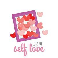 Act of Love Frame Photo Valentine Cartoon Illustration Vector Clipart Sticker