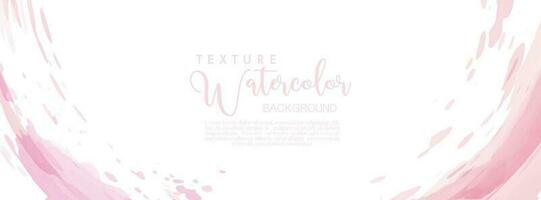 Abstract light pink surface of watercolor texture vector