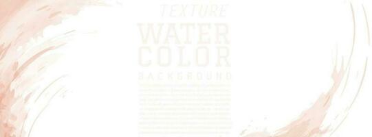 Abstract light orange surface of watercolor texture vector