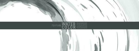 Dark gray watercolor splash background vector