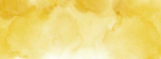 Abstract light yellow watercolor for background vector