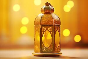 Eid mubarak and ramadan kareem greetings with islamic lantern and mosque. Eid al fitr background. Eid al fitr background of window concept by photo