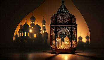 photo of islamic grand mosque night light mosjid photography