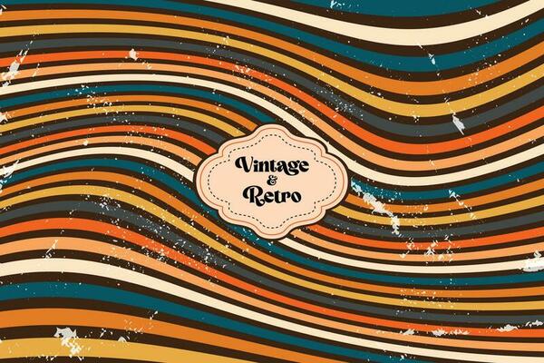 Motion Zoom Line vintage rays sunburst retro background With Grunge style