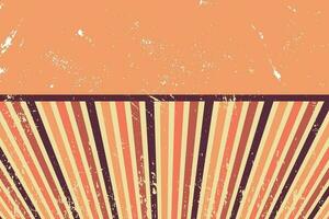 Motion Zoom Line vintage rays sunburst retro background With Grunge style vector