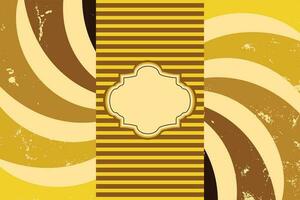 Motion Zoom Line vintage rays sunburst retro background With Grunge style vector