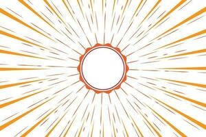 Hand Drawn Comic Abstract Motion Speed Line Zoom Effect Backgroundd vector