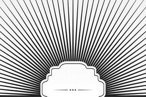 Hand Drawn Comic Abstract Motion Speed Line Zoom Effect Backgroundd vector