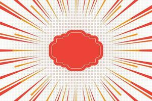 Hand Drawn Comic Abstract Motion Speed Line Zoom Effect Backgroundd vector