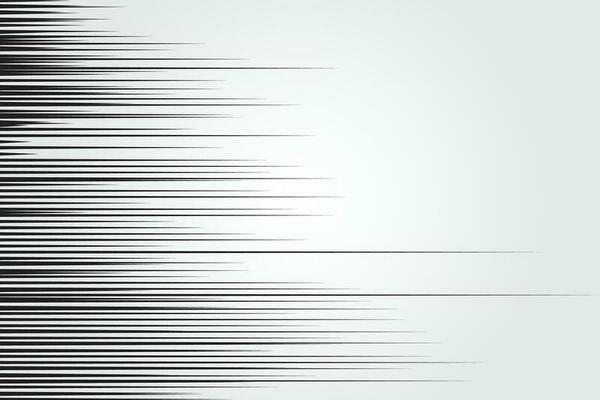 Comic Hand drawn zoom lines motion background And Sunburst pattern