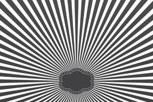 Comic Hand drawn zoom lines motion background And Sunburst pattern vector