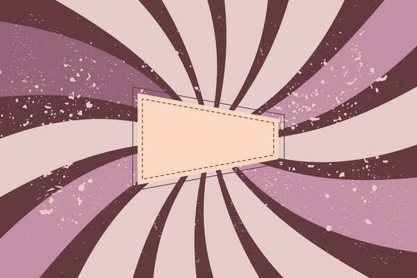 Motion Zoom Line vintage rays sunburst retro background With Grunge style