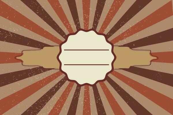Motion Zoom Line vintage rays sunburst retro background With Grunge style