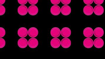 abstract circles pattern background video