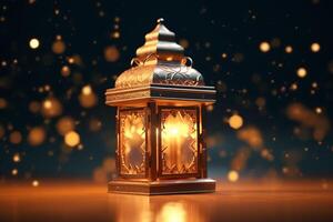 Eid mubarak and ramadan kareem greetings with islamic lantern and mosque. Eid al fitr background. Eid al fitr background of window concept by photo