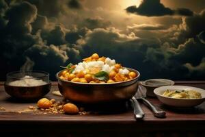 A Variety of Foods on a Dining Table photo