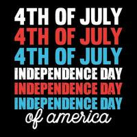 4to julio independiente día camiseta diseño, libertad camiseta diseño vector, independencia día Clásico camiseta vector