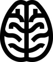 Brain idea symbol icon vector image. Illustration of the creative intelligence think design image