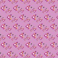 Pink Cosmetic Seamless Pattern Background vector