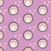 Pink Cosmetic Seamless Pattern Background vector