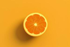 Fresh Slice of Orange photo