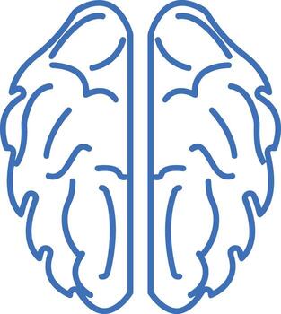 cerebro idea símbolo icono vector imagen. ilustración de el creativo inteligencia pensar diseño imagen