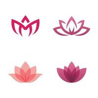 Beauty Lotus Vector Logo Template