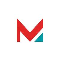 Letter M logo design template elements vector