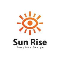 Sun  Logo Vector Design Template