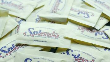 artificial sweetener packs video